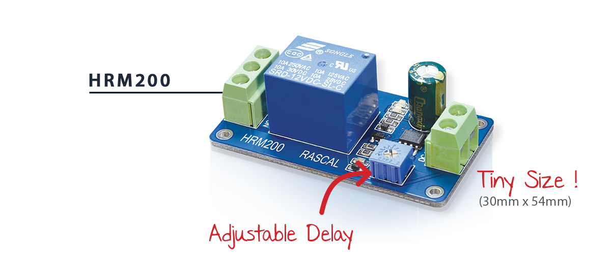 Handy Rascal Delay ON-OFF Relay